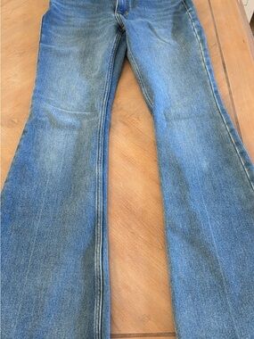 Wrangler Women's Mid Blue Flare Jeans